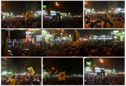 بالصور.. مسيره حاشدة بفيصل مناهضة للإنقلاب العسكري