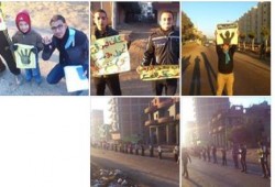 سلسلة بشرية لحركة 7الصبح بقطور غربية