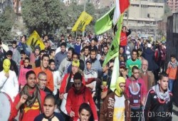 "أسبوع الغضب": مسيرة ضخمة بالمرج تندد بحكم العسكر