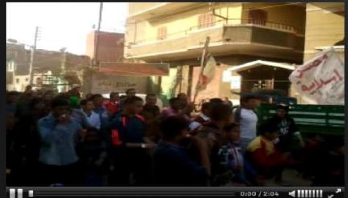 "أسبوع الغضب": الالاف في مسيرة حاشدة بالمنيا ضد العسكر (فيديو)