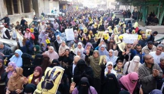 "أسبوع الغضب": مسيرة حاشدة بعزبة النخل والمرج تتحدى قوات أمن الانقلاب