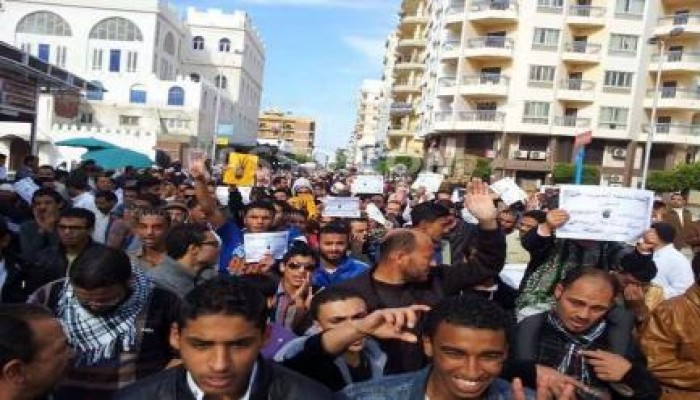 "أسبوع الغضب": مسيرة ضد الانقلاب العسكري بمطروح