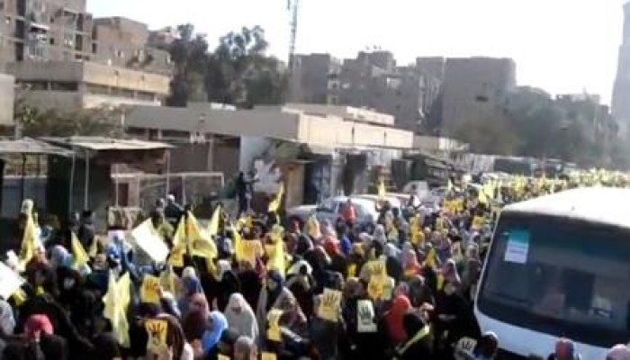 "أسبوع الغضب": حشود رهيبة بمسيرة امبابة ضد الإنقلاب العسكري (فيديو)