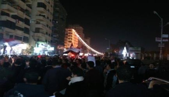 "أسبوع الغضب": مسيرة ليلية بمدينة المنصورة ضد الانقلاب العسكري (فيديو)