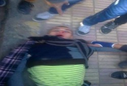 استشهاد الطالب خالد الحداد بعد اصابته بطلق خرطوش في الوجه امام كلية التجارة