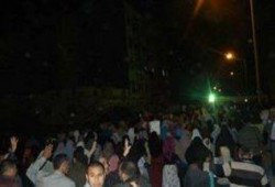 مسيرة ليلية حاشدة لثوار مدينة السادات للتنديد بجرائم الإنقلاب