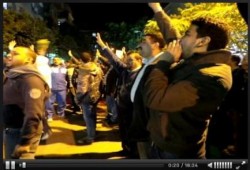 مسيرة ليلية ضد الانقلاب العسكري بالسيدة زينب بالقاهرة (فيديو)