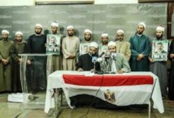 مؤتمر صحفي عالمي لجبهة علماء ضد الانقلاب بشأن مقاطعة الدستور والرد علي أراء شيوخ العسكر