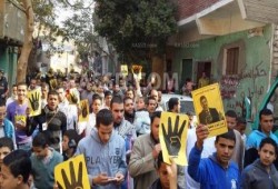 "الشعب يشعل ثورته": بنى سويف "بنى عدى" تتظاهر ضد الانقلاب العسكرى