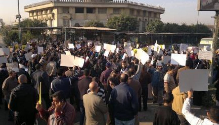 وقفة مدينة نصر المؤيدة للشرعية قبل الاعتداء عليها (صور)