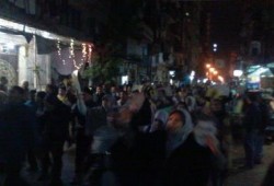 عشرات الالاف من ثوار الاسكندرية ينظمون 8 مسيرات ليلية