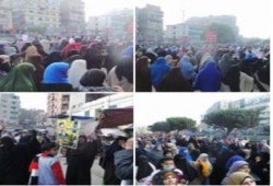 مليونية "اسقاط استفتاء الدم بالفيوم "حشود هادرة رافضة للانقلاب بالفيوم