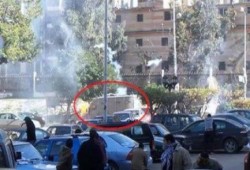 مليونية "اسقاط استفتاء الدم": احراق مدرعة بميامي بالاسكندرية حاولت الاعتداء على الثوار