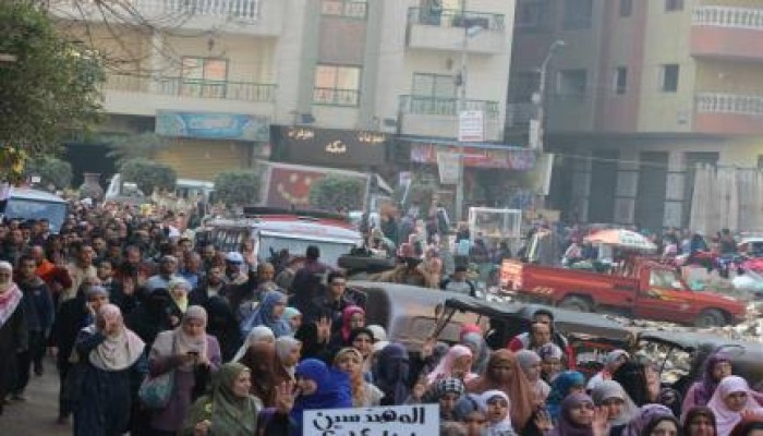 مليونية "اسقاط استفتاء الدم" مسيرة لرفض الانقلاب العسكري بمحافظة قنا