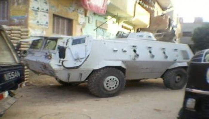 قوات أمن الانقلاب تقتحم كرداسة والأهالي يطردونها