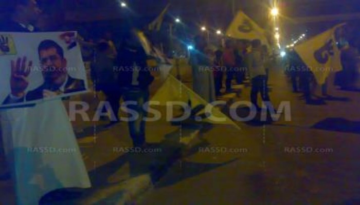 تحالف دعم الشرعية ينظم وقفة مناهضة للانقلاب بكوم امبو