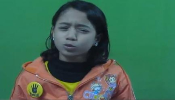 بالفيديو رائعة الطفلة شيماء عبد المعطي "  قاطع "