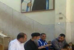 فضيحة بالصور..كنيسة بني سويف ترعي لقاءً سرياً لفلول الوطني لتزوير الدستور
