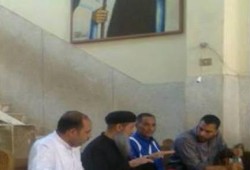 فضيحة بالصور..كنيسة بني سويف ترعي لقاءً سرياً لفلول الوطني لتزوير الدستور