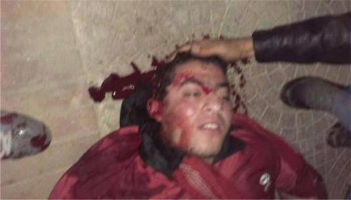 ارتقي الليلة الشهيد " عمر هندي " أمام قسم التجمع الخامس