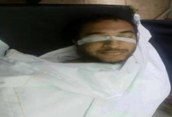 جثمان الشهيد "عبد الرحمن يسرى" من داخل المشرحة