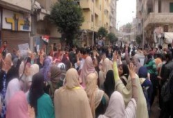 قوات أمن الانقلاب تفرق مسيرة سلمية لأنصار الشرعية بدمنهور بالرصاص الحي