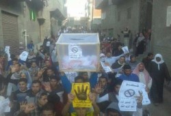 بالصور.. حوش عيسى تقاطع استفتاء الدم