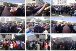 ملف مصور عن انتفاضة ثورية ضد وثيقة العسكر في قطور غربية