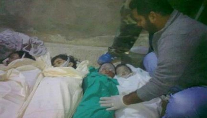 سوريا : مصرع  120  في هجوم  قصف واشتباكات لميلشيات بشار أمس