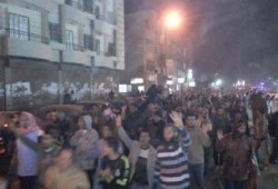 الفيوم تجدد أجواء يناير بتظاهرة ليلية حاشدة