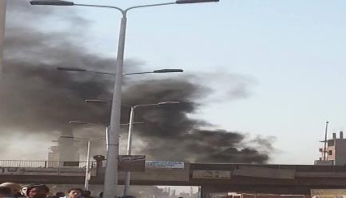 ثوار البراجيل يقطعون الطريق الدائري