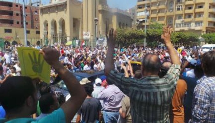 مئات الآلآف في 10مسيرات بمدن المنيا في جمعة "التحدي الثوري"