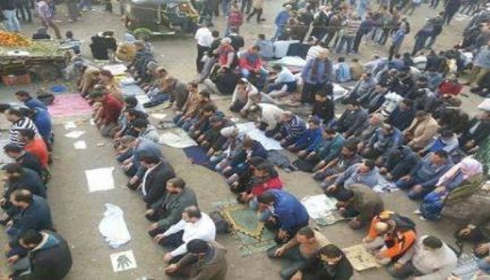 عودة لثورة الأطهار ثوار شبراالخيمة يصلون في ميدان المطرية الان