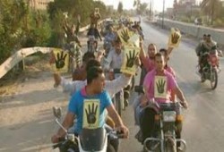 شهود عيان: اختفاء قوات الشرطة من جميع الأكمنة بطريق بني سويف الزراعي والصحراوي