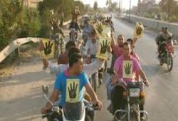 شهود عيان: اختفاء قوات الشرطة من جميع الأكمنة بطريق بني سويف الزراعي والصحراوي