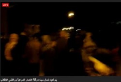 بالفيديو.. مسيرة لشباب ضد الانقلاب بمدينة بئرالعبد فى ذكرى ثورة 25 يناير