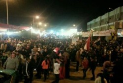 إصابات بصفوف عبيد السيسي المحتفلين بذكرى الثورة في العريش