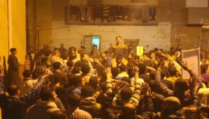 بالصور.. مسيرات ليلية ضد الانقلاب بناصر والشرطة تنسحب الي أطراف المدينة