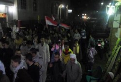 مسيرة لمعارضي الانقلاب بالجيزة للتنديد باعتداءات الداخلية على المتظاهرين