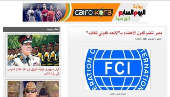 الانقلابيون يعوضون تجميد عضوية مصر بالاتحاد الافريقي .. بالانضمام للاتحاد الدولى للكلاب