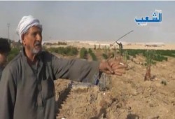 بالفيديو أمن الانقلاب يجرف حقول القمح في التبين  ويشرّد المئات