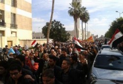 قوات أمن الانقلاب تحاصر جنازة الشهيد محمد عبد القوي