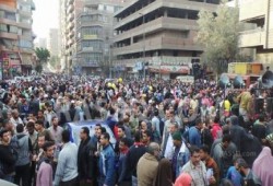 الآلاف يحتشدون بميدان النعام بعين شمس رفضا للانقلاب