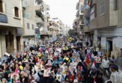 عشرات الآلاف ينتفضون بالبدرشين ضد الانقلاب