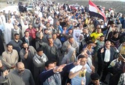 ثوار كفر الشيخ يعلنون الصمود حتي اسقاط الانقلاب وفاءً للشهداء (صور)