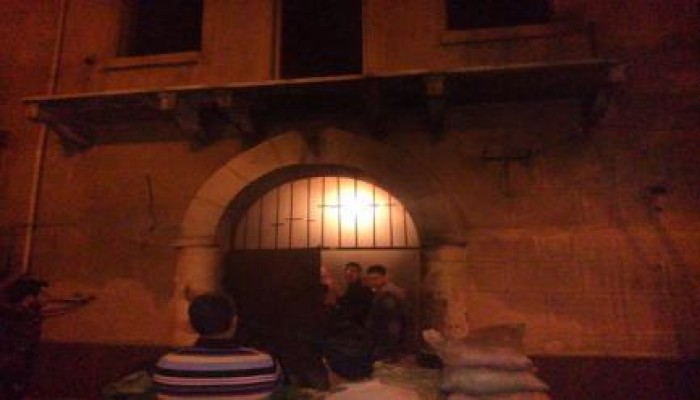 إضرام  النيران في نقطتي شرطة ومطعم بالإسكندرية