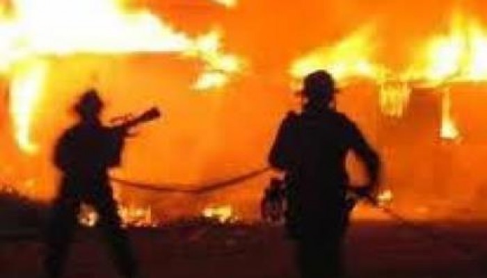 حريق هائل بمعسكر للأمن المركزي غرب الإسكندرية