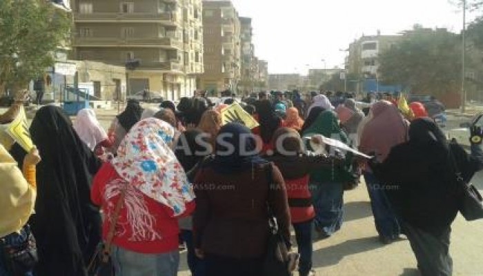 ائتلاف القوي الشبابية بمحافظة السويس ينظم مسيرة حاشدة رافضا للانقلاب الدموى