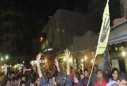 مسيرة ليلية مناهضة للانقلاب تجوب ‫فيصل‬ و كفر طهرمس تنديدا بحكم العسكر