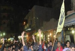 مسيرة ليلية مناهضة للانقلاب تجوب ‫فيصل‬ و كفر طهرمس تنديدا بحكم العسكر